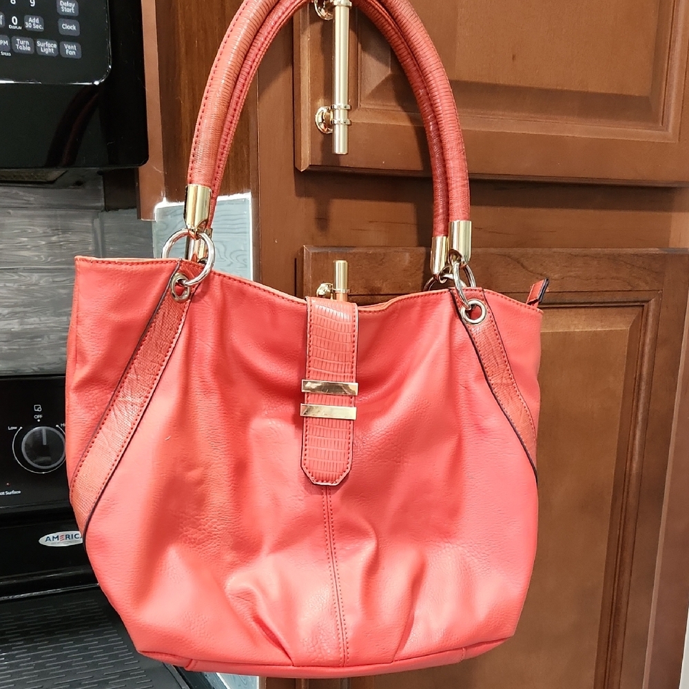 Apt. 9 Chic Coral Shoulder Bag - Picture 1 of 15